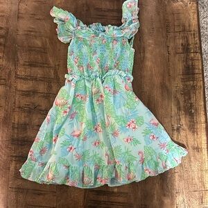 Janie and Jack flamingo dress size 3